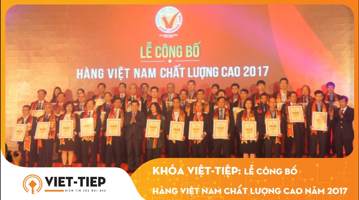 Khóa Việt-Tiệp: Lễ công bố Hàng Việt Nam Chất lượng cao năm 2017